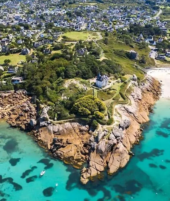 Ty Bleiz, Charmante Maison En Pierre, 3Kms Plages, Tregastel Pleumeur-Bodou